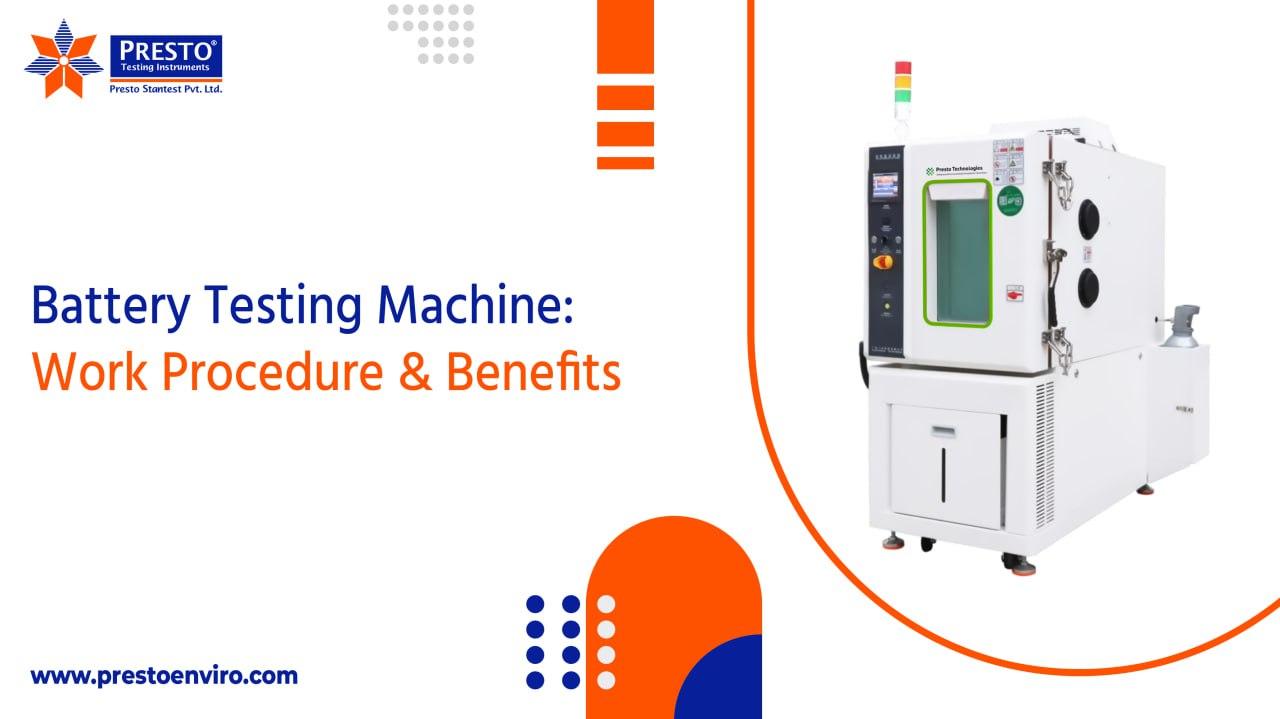 Battery Testing Machine Work Procedure Benefits
