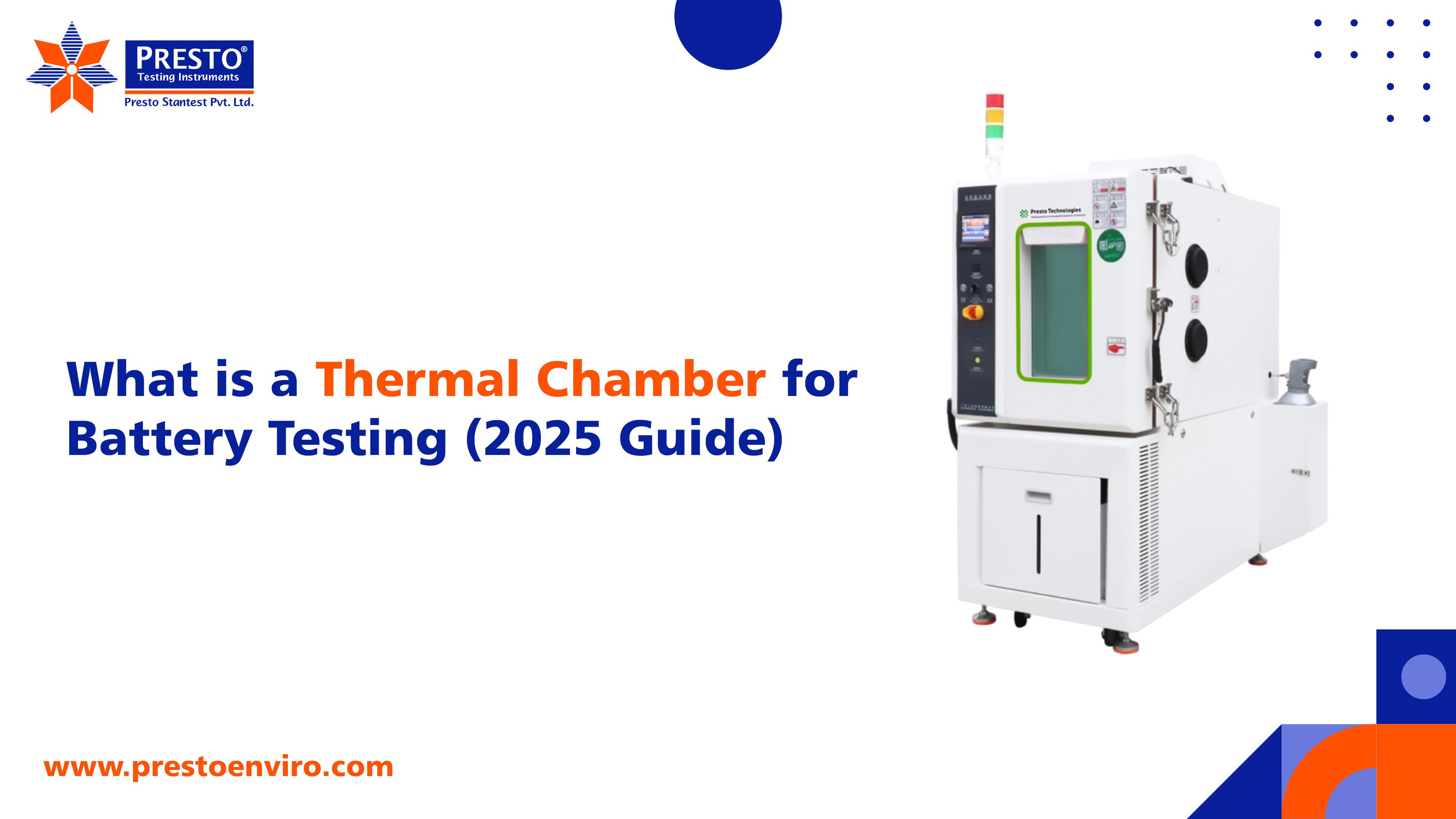 What is a Thermal Chamber for Battery Testing (2025 Guide)