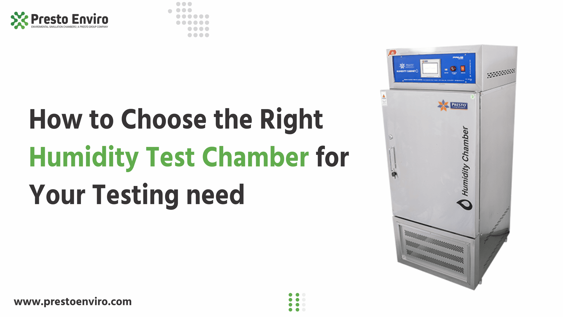 Choosing the Right Humidity Test Chamber for Your Needs