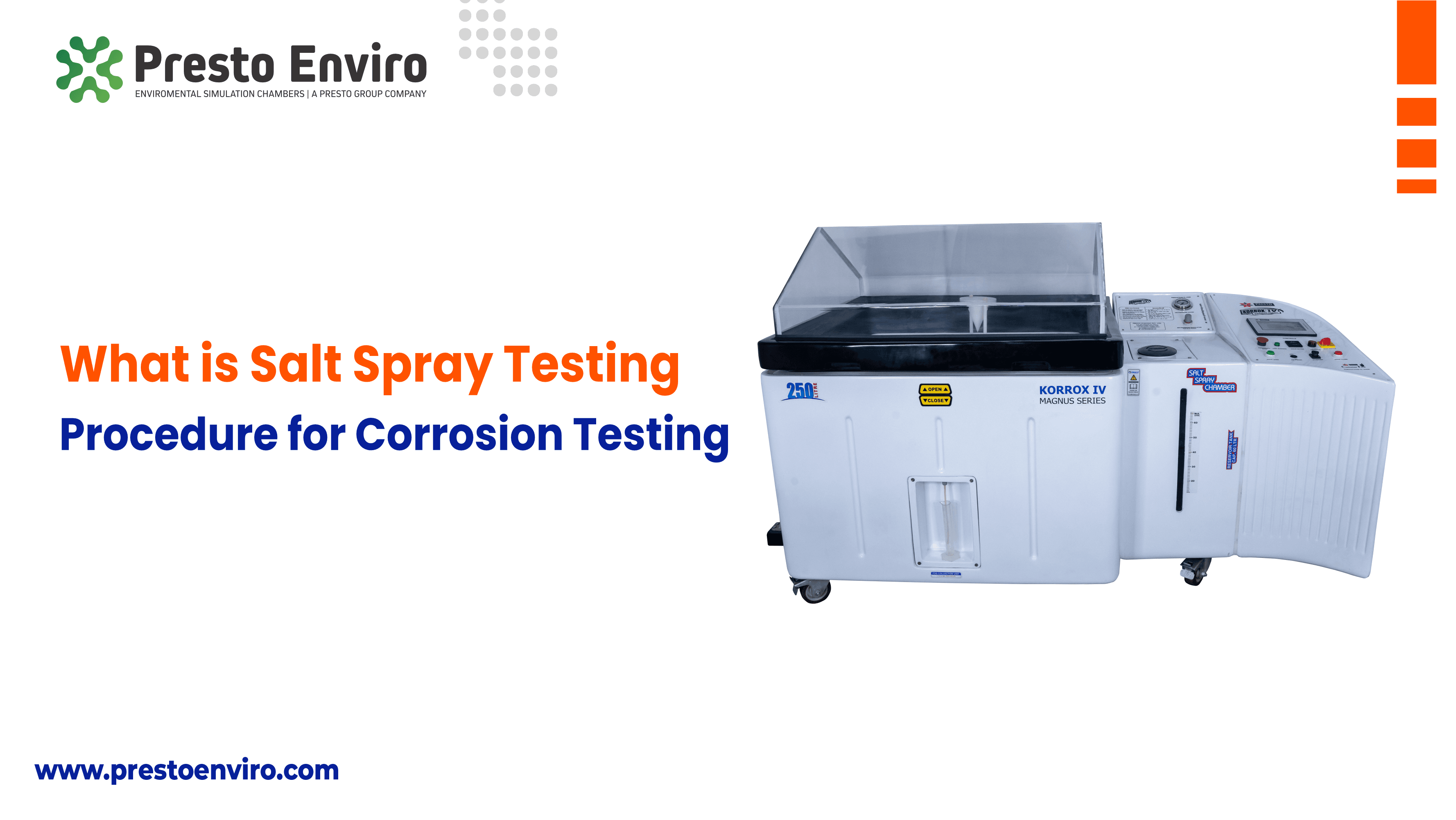 What is Salt Spray Testing Procedure for Corrosion Testing