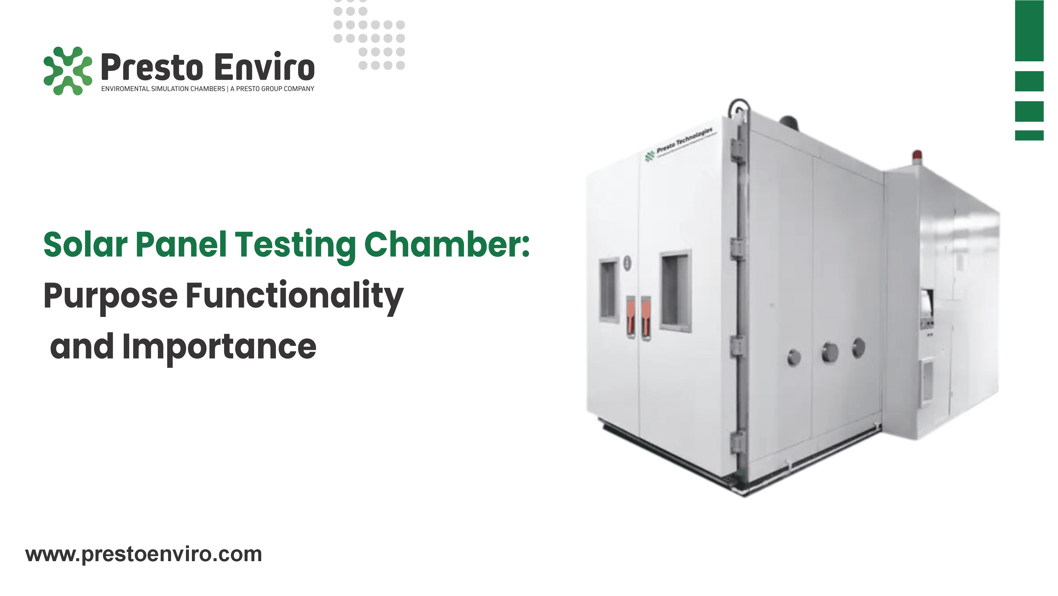 Solar Panel Testing Chamber: Purpose, Functionality, and Importance