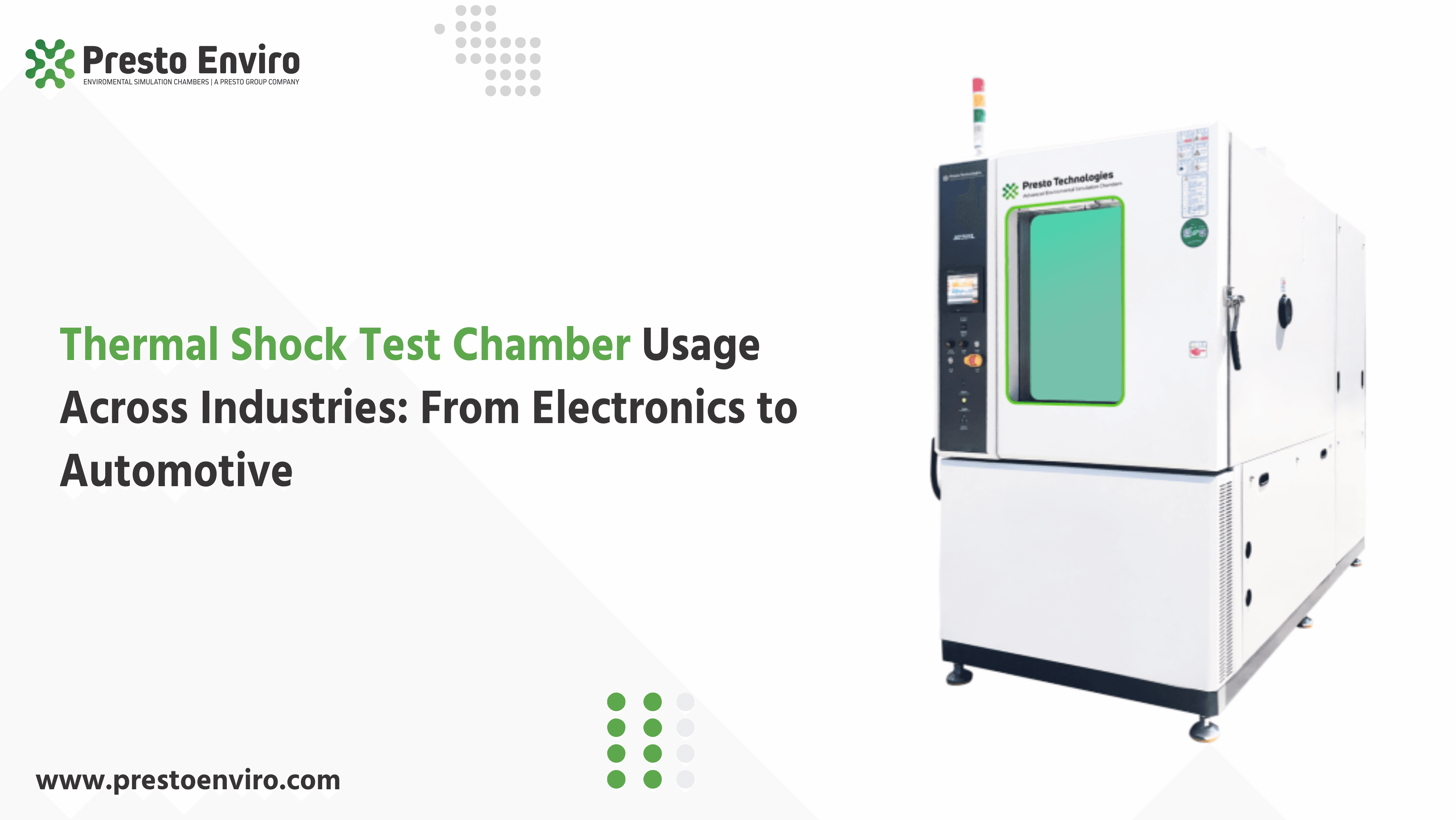 Thermal Shock Test Chamber Applications in Modern Industries
