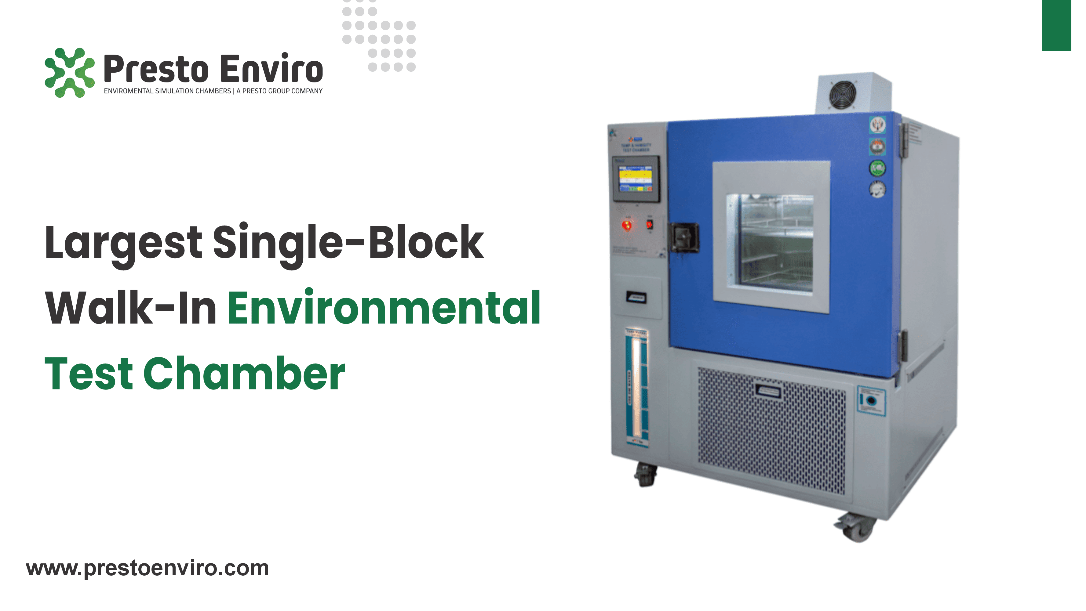 Largest Single-Block Walk-In Environmental Test Chamber